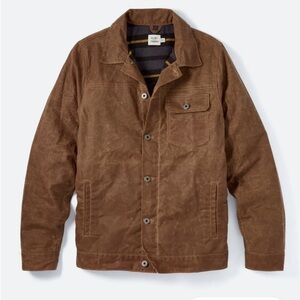 Men's Brown Waxed Canvas Jacket